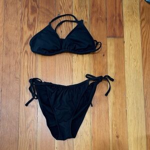 Shade & Shore Black Women's Bikini Set